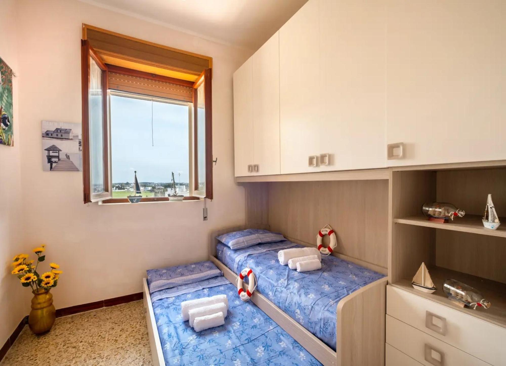 The Blue Panoramic Penthouse Villa Porto Cesareo Exteriör bild