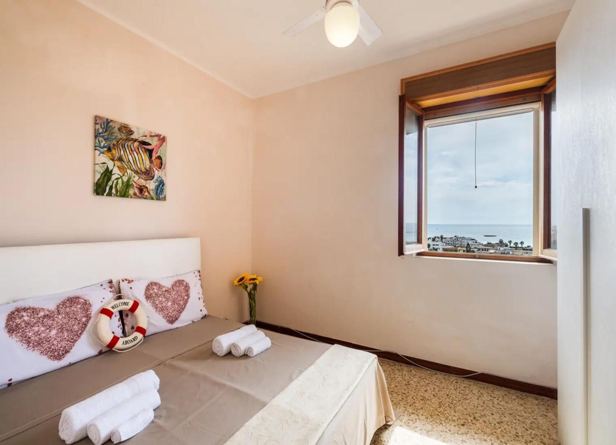 The Blue Panoramic Penthouse Villa Porto Cesareo Exteriör bild