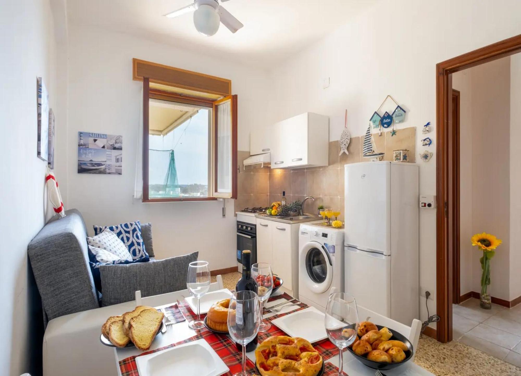The Blue Panoramic Penthouse Villa Porto Cesareo Exteriör bild