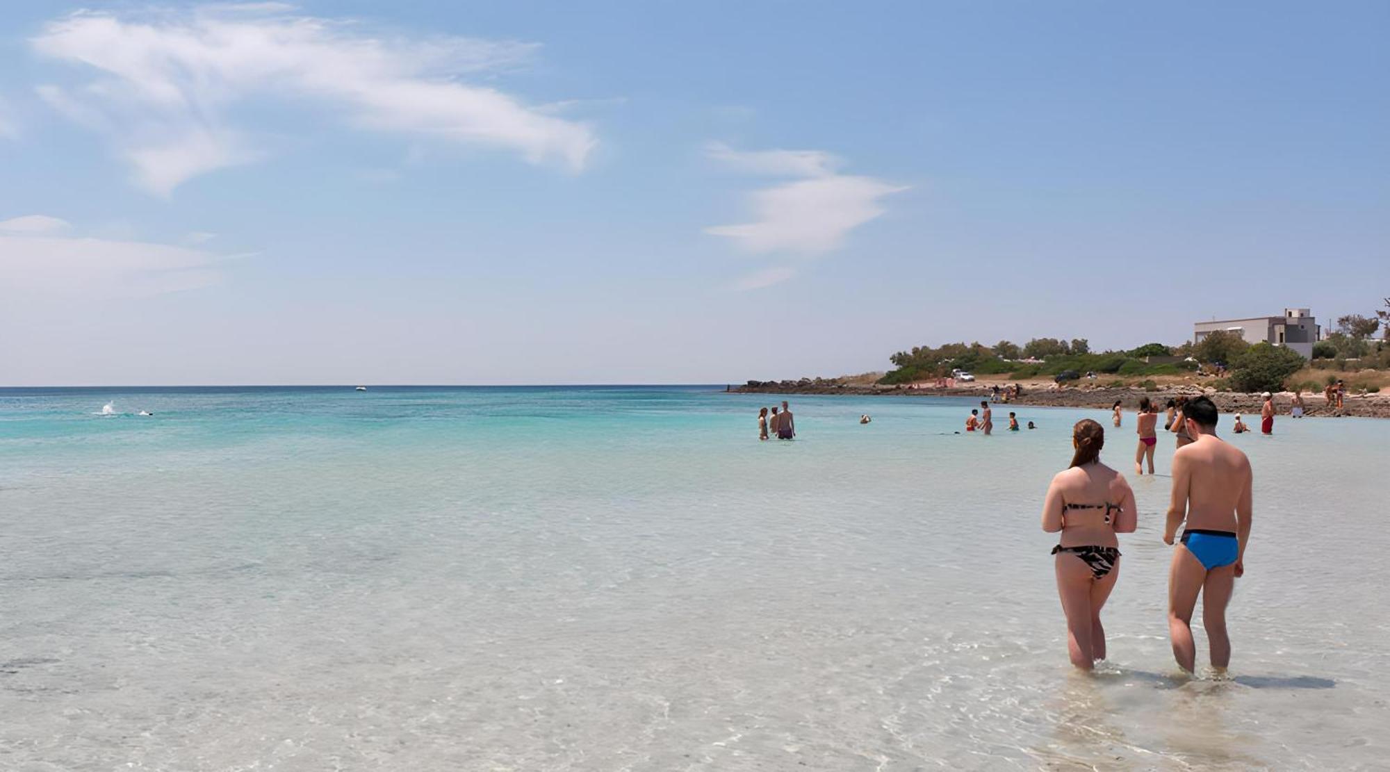 The Blue Panoramic Penthouse Villa Porto Cesareo Exteriör bild