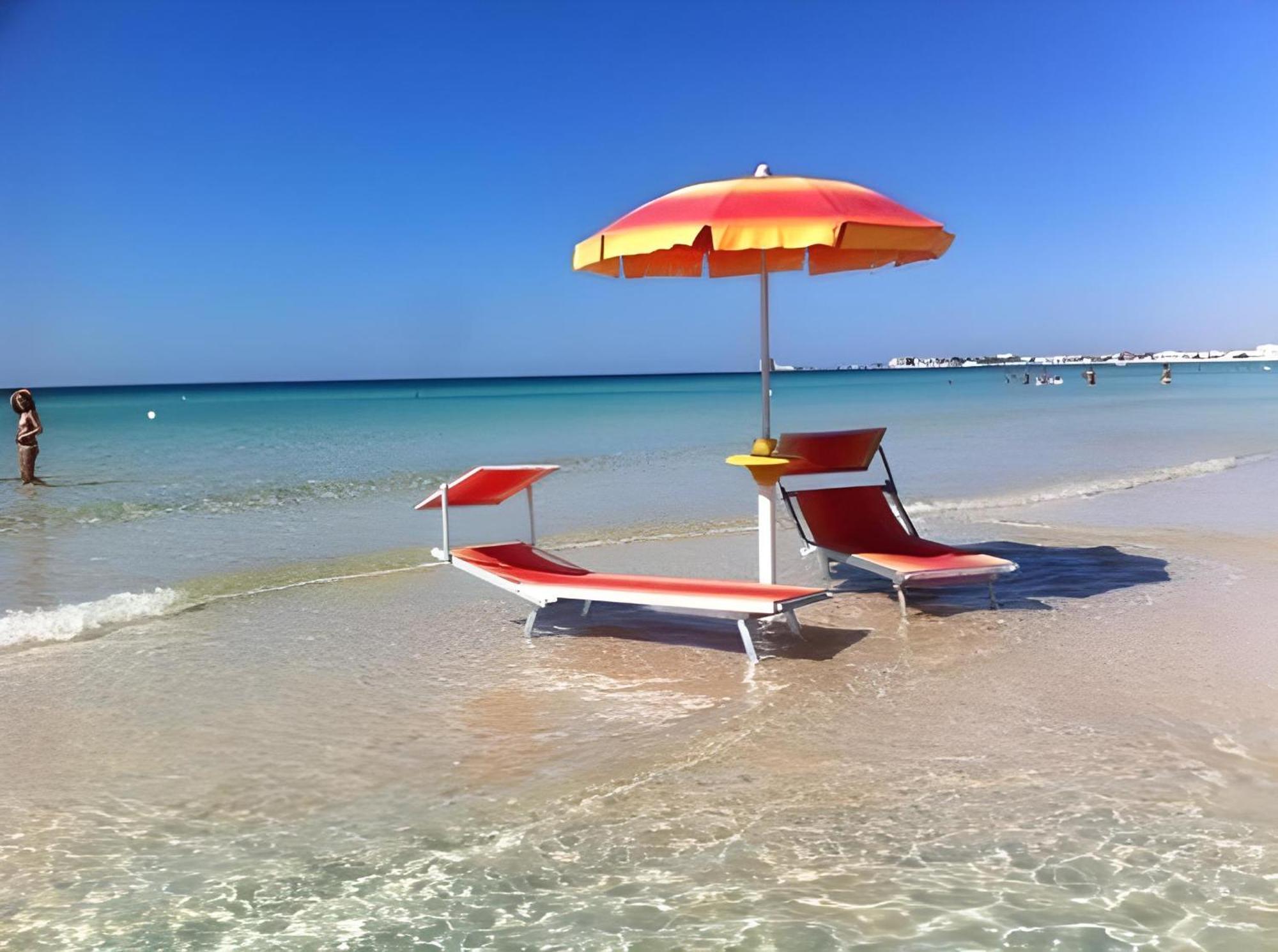 The Blue Panoramic Penthouse Villa Porto Cesareo Exteriör bild