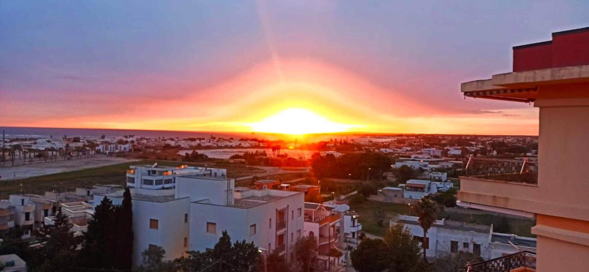 The Blue Panoramic Penthouse Villa Porto Cesareo Exteriör bild